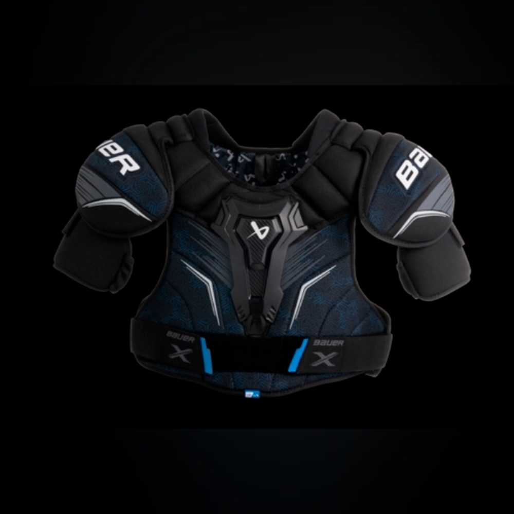 Bauer ShoulderPads Sz L Senior X Hockey Shoulder Pads Size L Like New